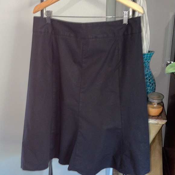 GAP Dresses & Skirts - Gap Black Cotton Flared Skirt